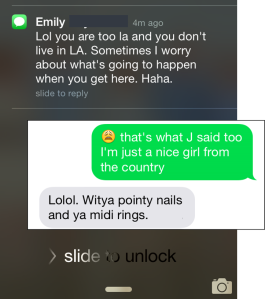 Emily LA text