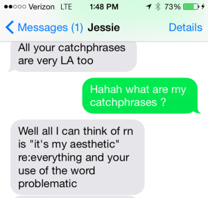 Jessie LA text